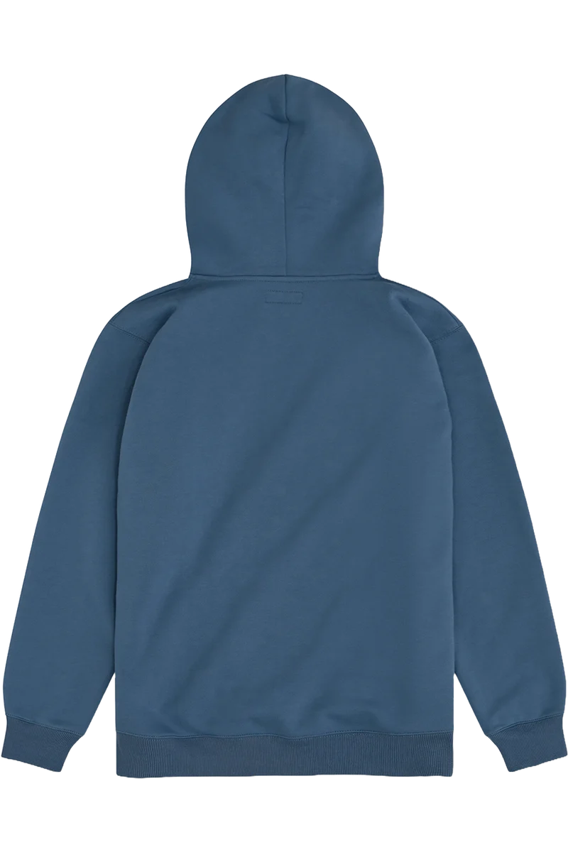 Herren Hoodie mit Edelweiß und Kapuze - stahlblau