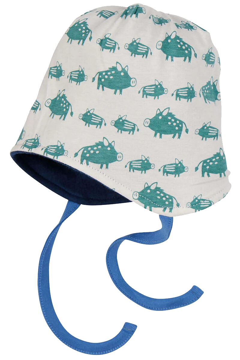 WENDE-Mütze Wollfleece Baby und Kleinkind