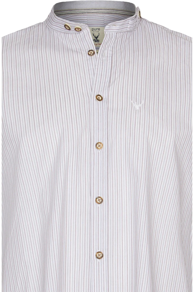 Herren Trachtenhemd Modern-Fit Streifen