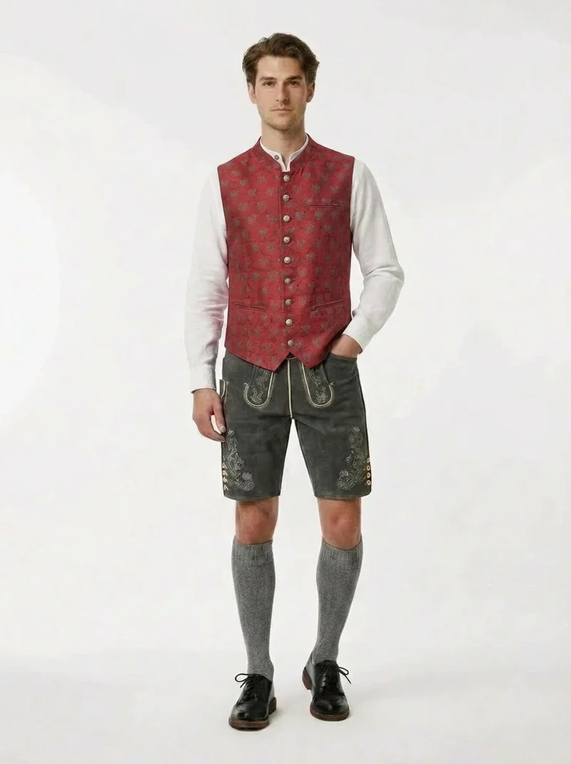 Tiroler Weste Jakob Rot