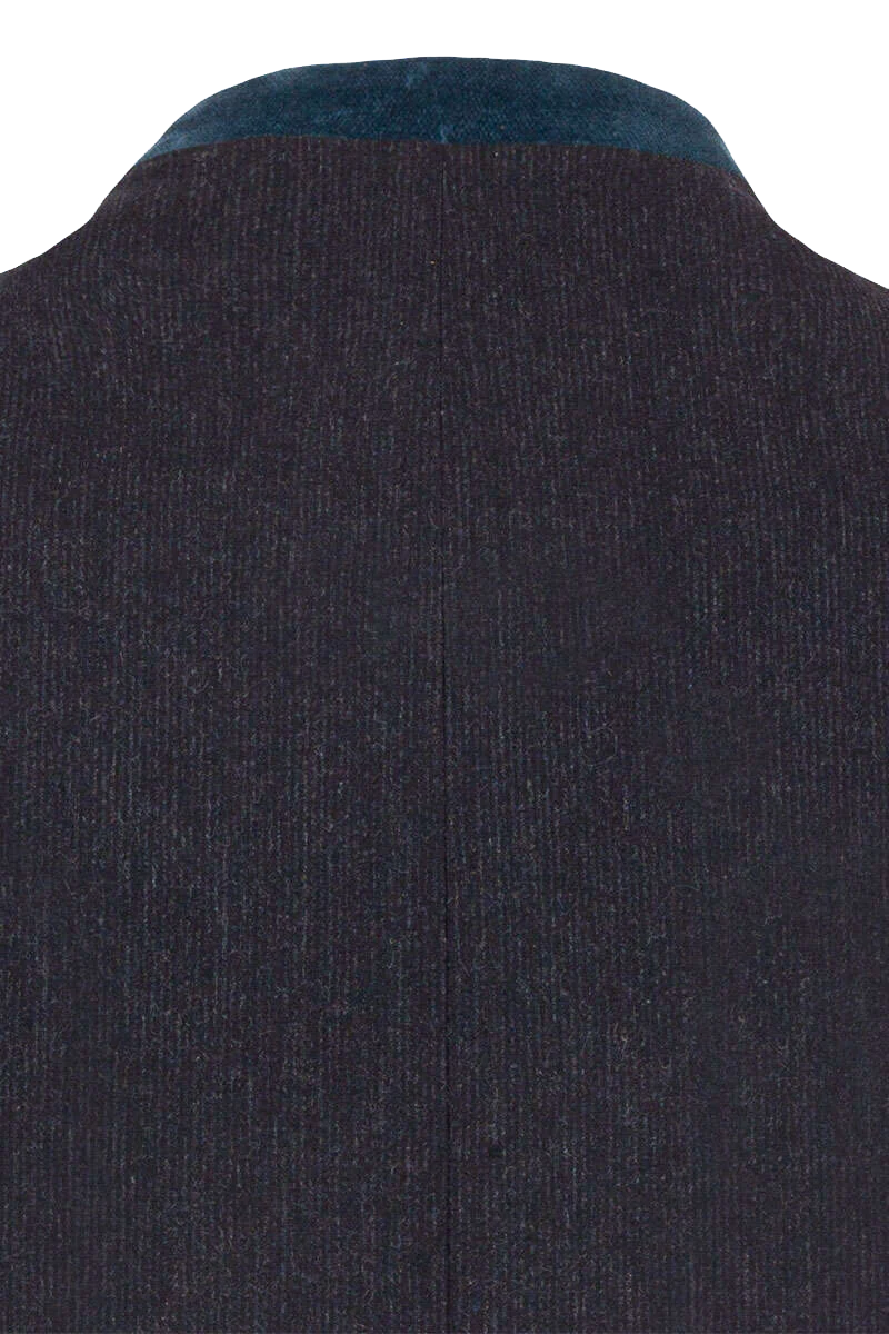 Trachten-Weste gemustert Slim Fit