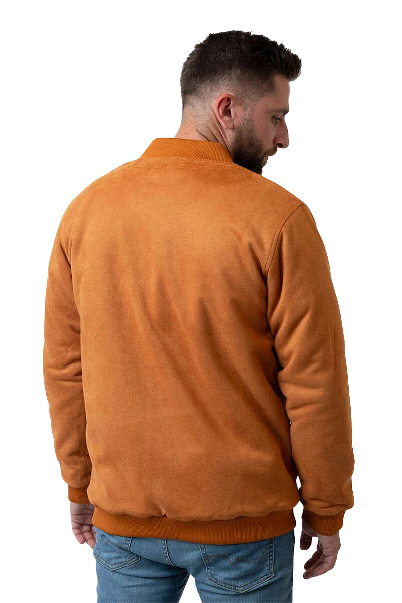 Herren Bomberjacke mit Edelweiß-Stickerei