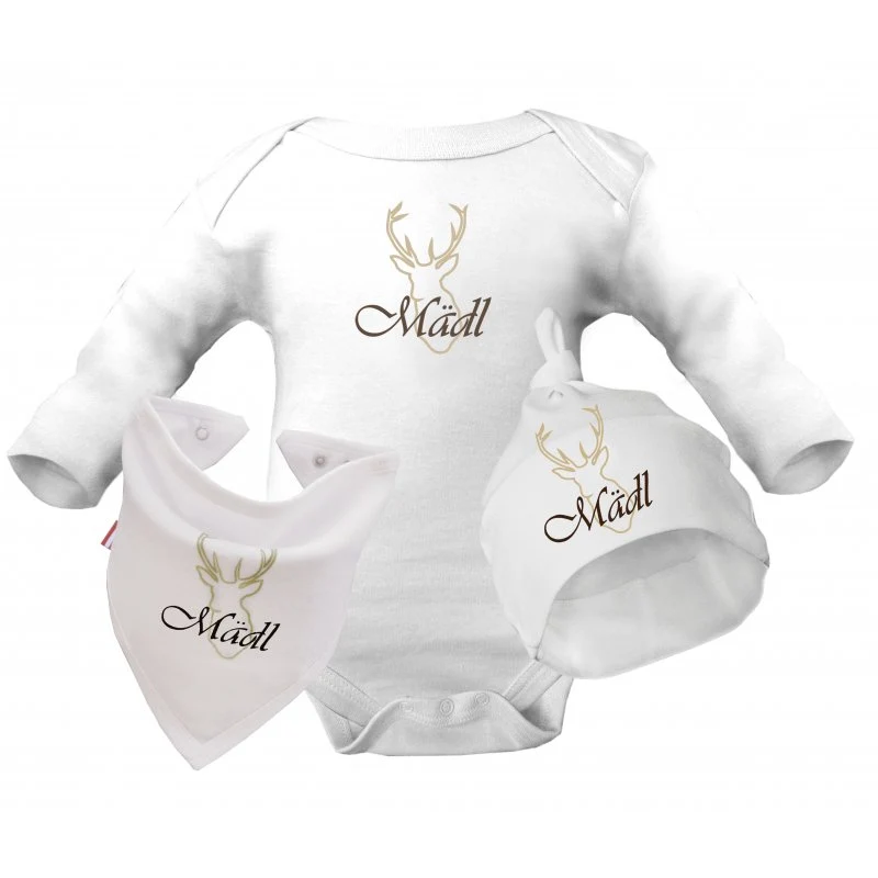 3er Geschenksset Langarm Mädl