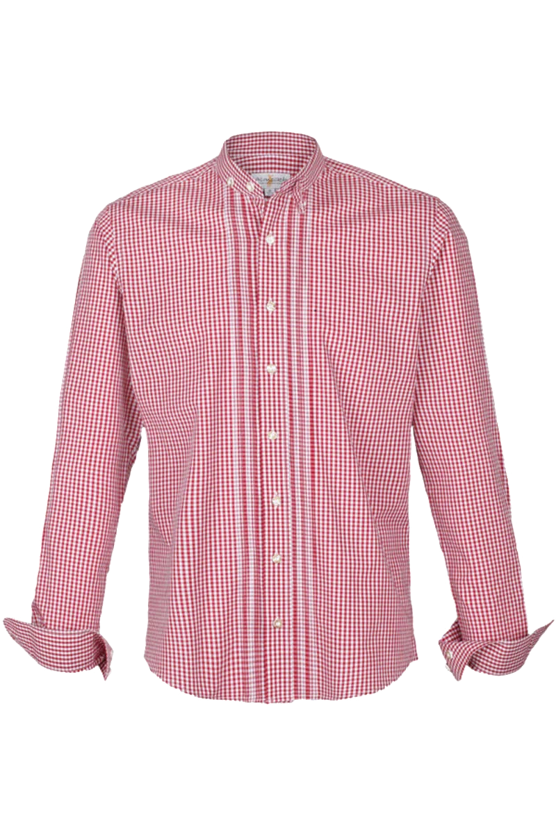 Stehbundhemd Slim-Fit Vichy