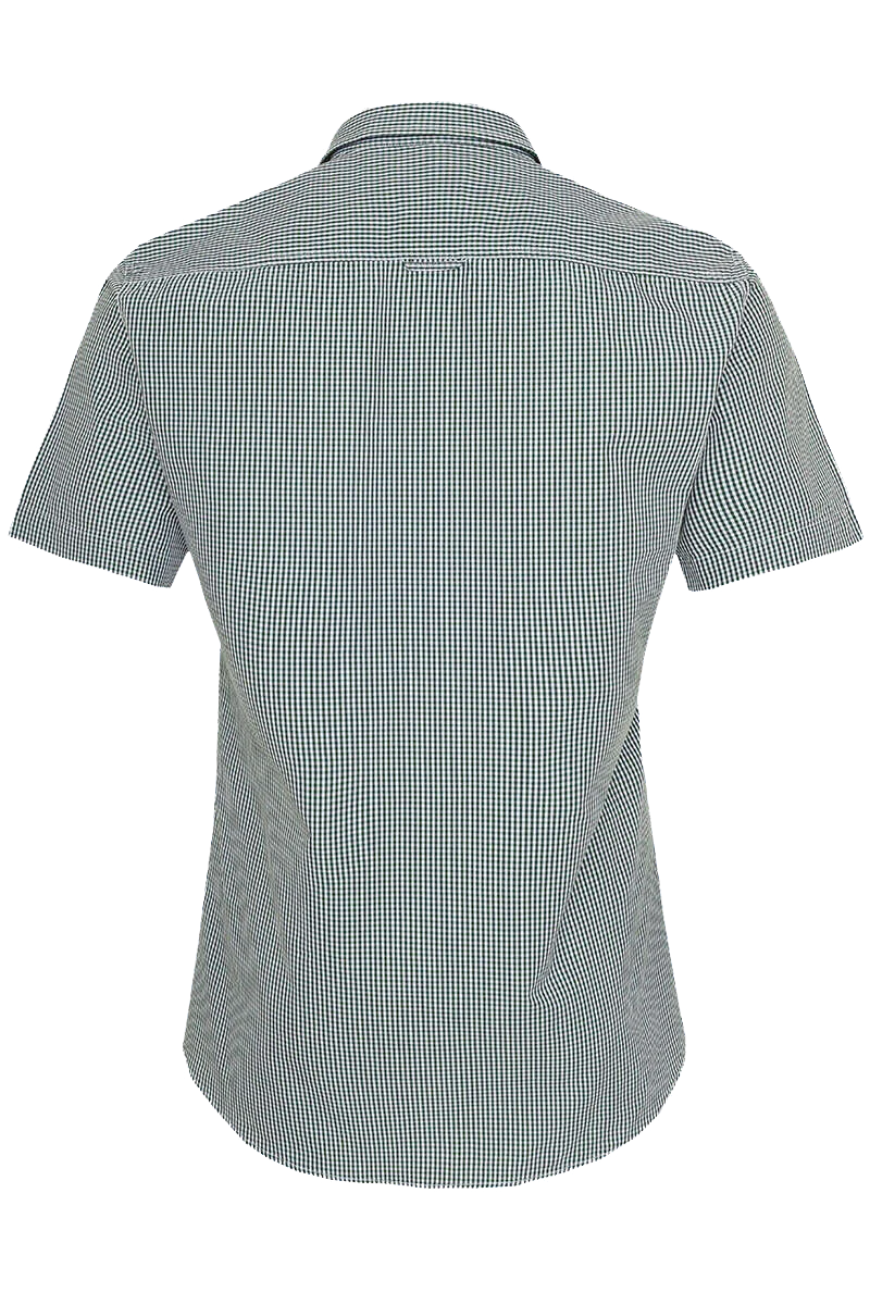 Trachtenhemd Kurzarm Slim Fit kariert