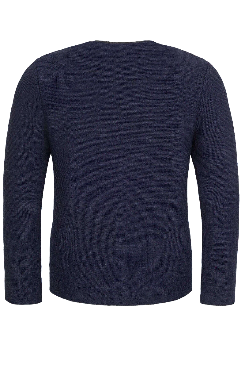 Herren Strick-Janker - dunkelblau