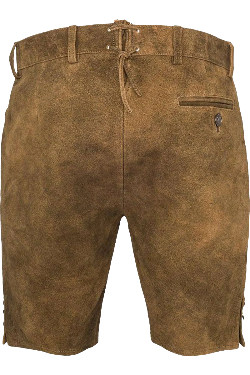 Kurze Herren Lederhose unbestickt