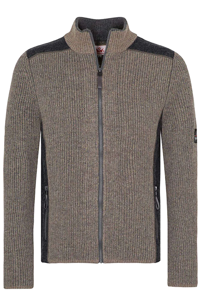 Herren Strickjacke mit Reißverschluss