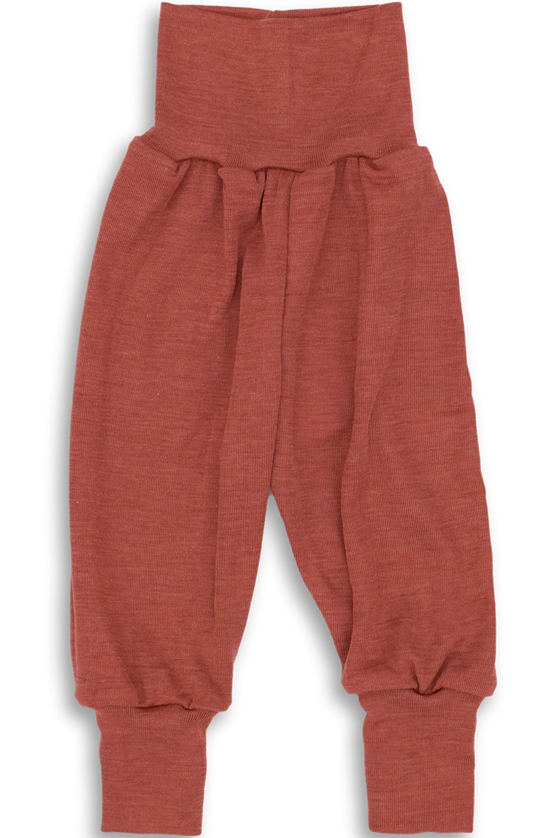 Baby-Softbundhose aus Wolle/Seide