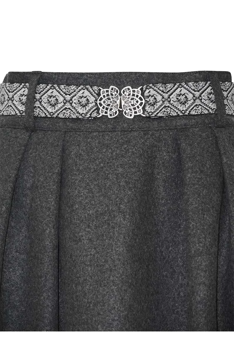 Trachten Wollrock mit Gürtel