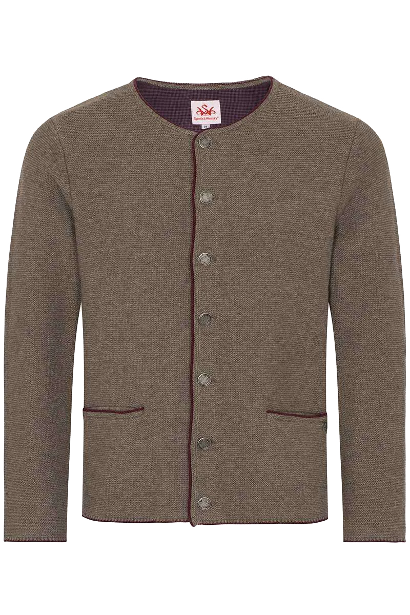 Herren Trachten-Strick-Jacke