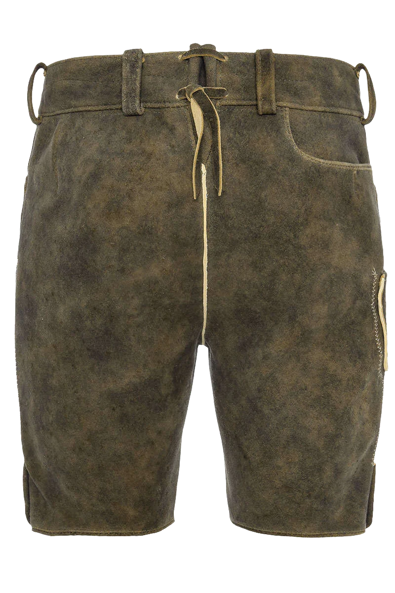 Herren Hirsch-Lederhose kurz