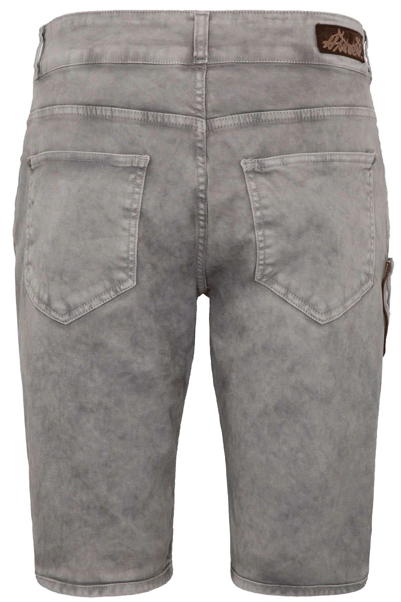 Herren Jeans-Bermuda mit Stickerei