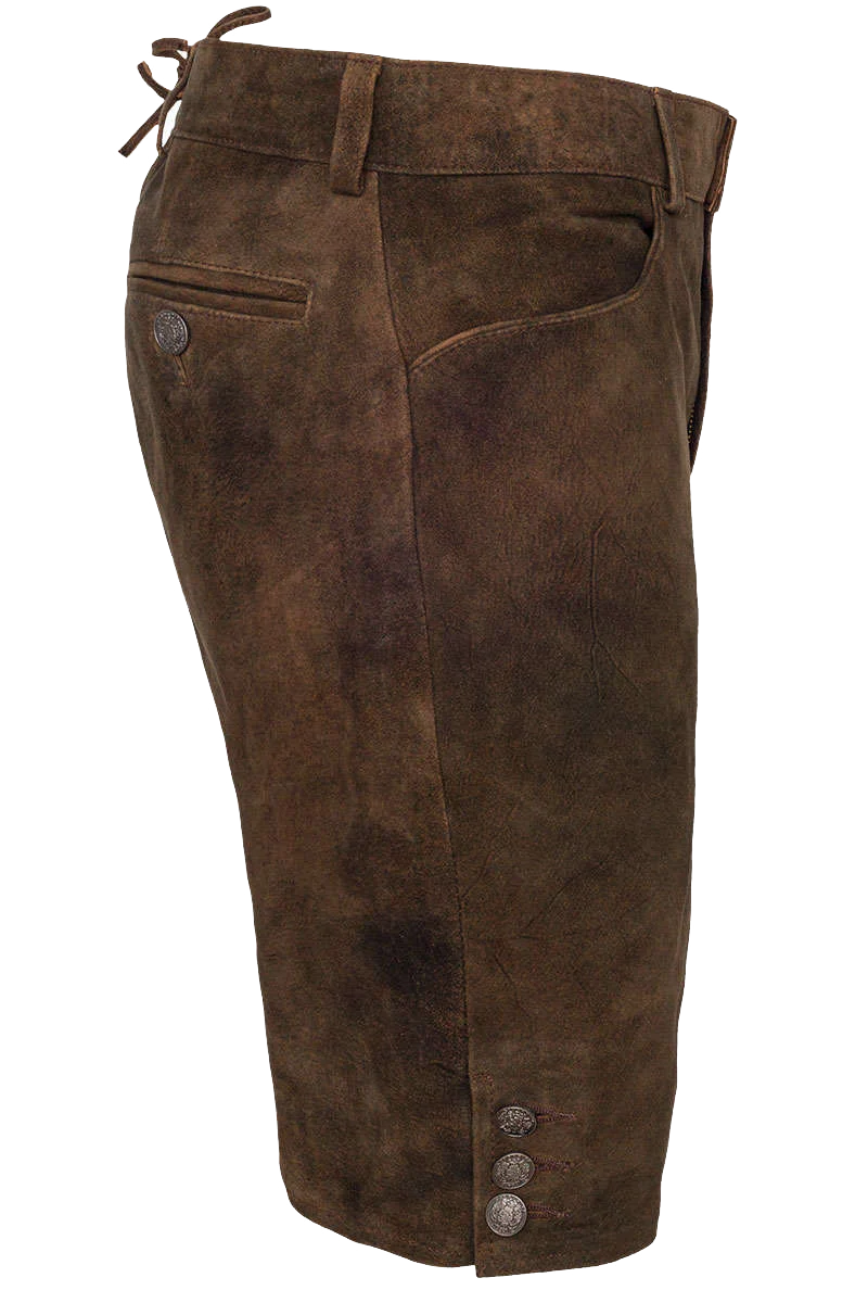 Kurze Herren Lederhose unbestickt