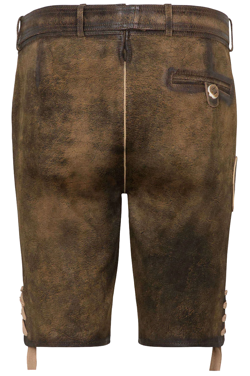Lederhose kurz mit Gürtel