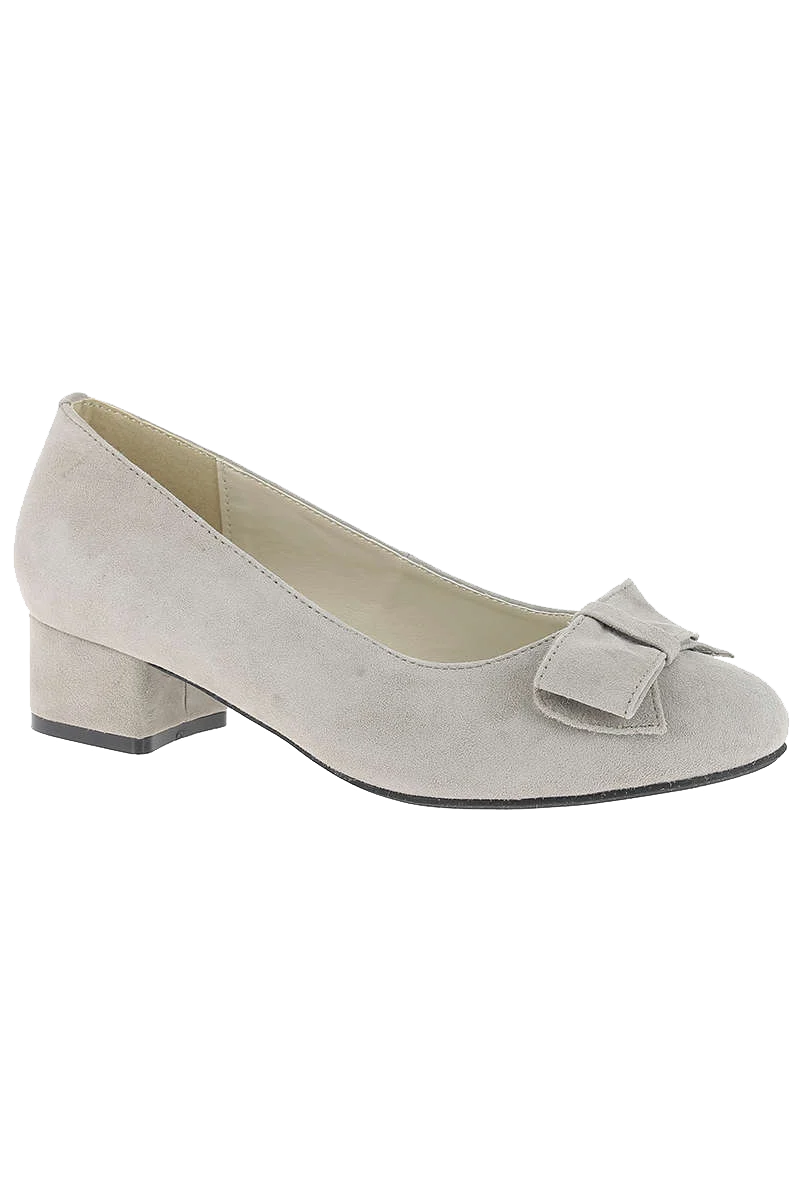 Trachten-Pumps mit Schleife