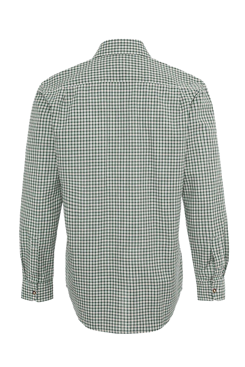 Herren Trachten-Krempelarm-Hemd Regular Fit