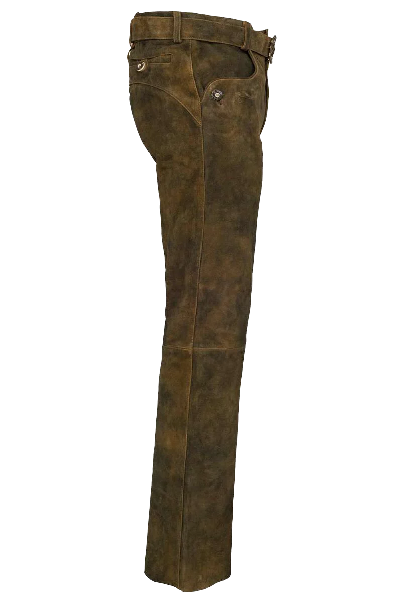 Herren Lederhose lang
