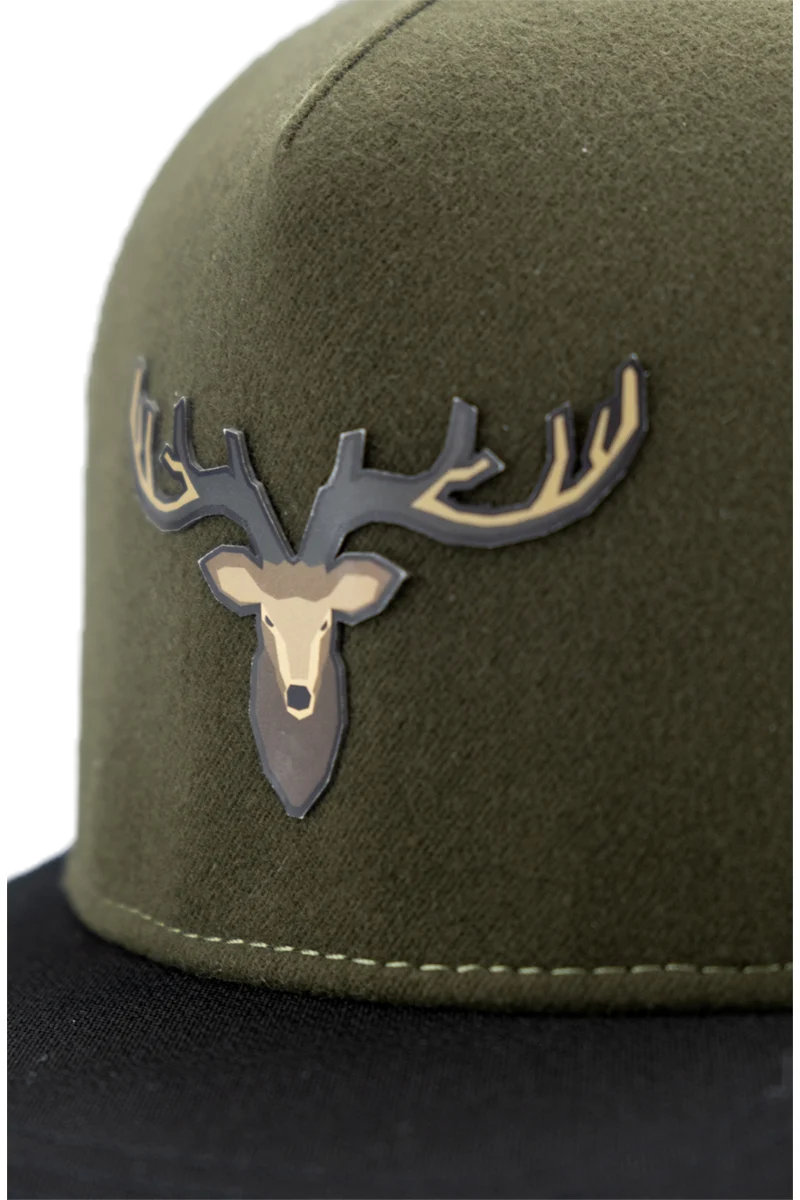 Herren Snapback Cap Hirschmotiv wasserdicht