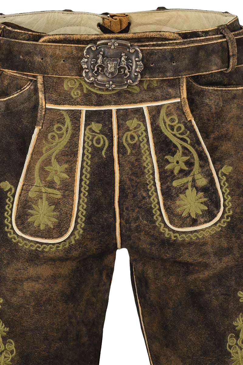 Herren Lederhose kurz