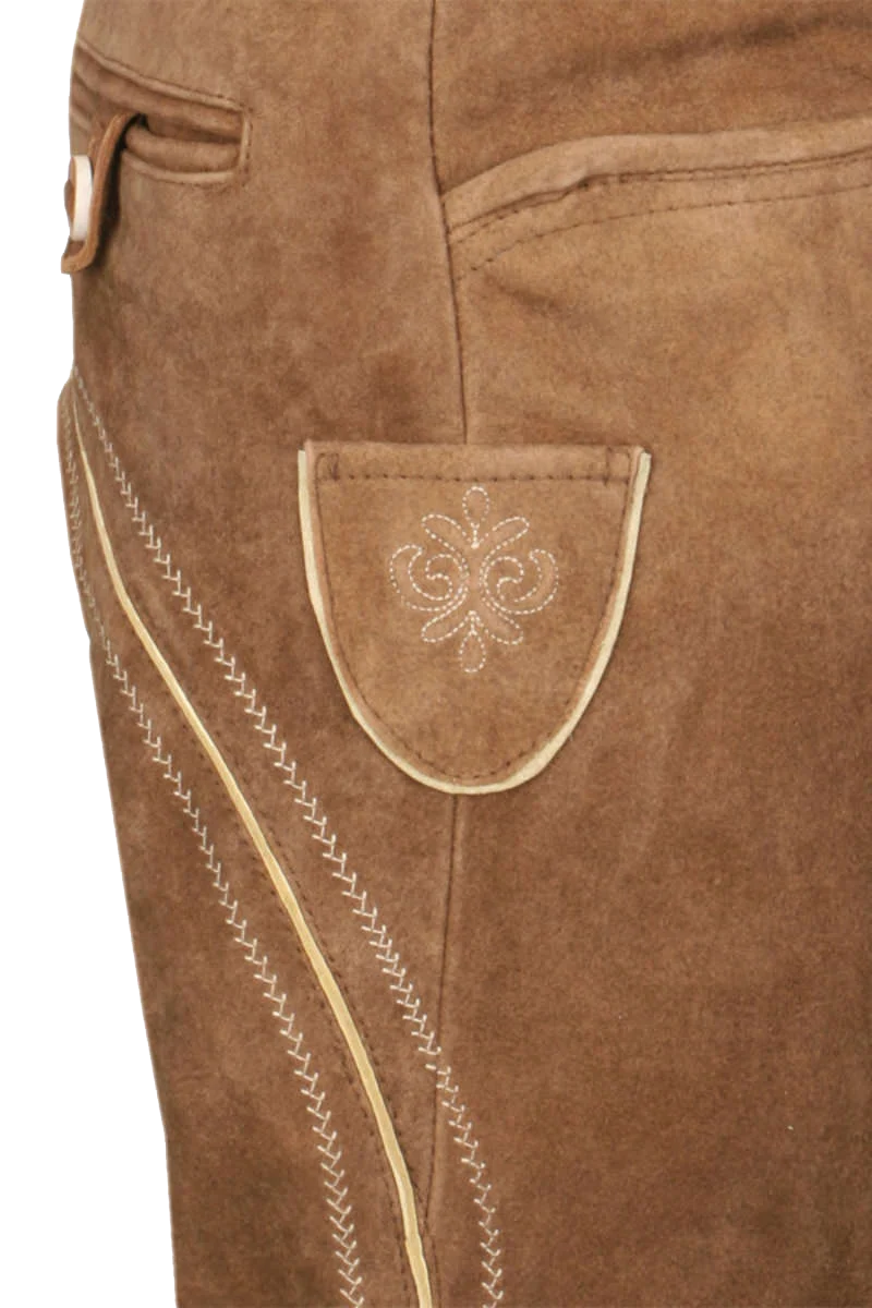 Herren Lederhose Kniebund