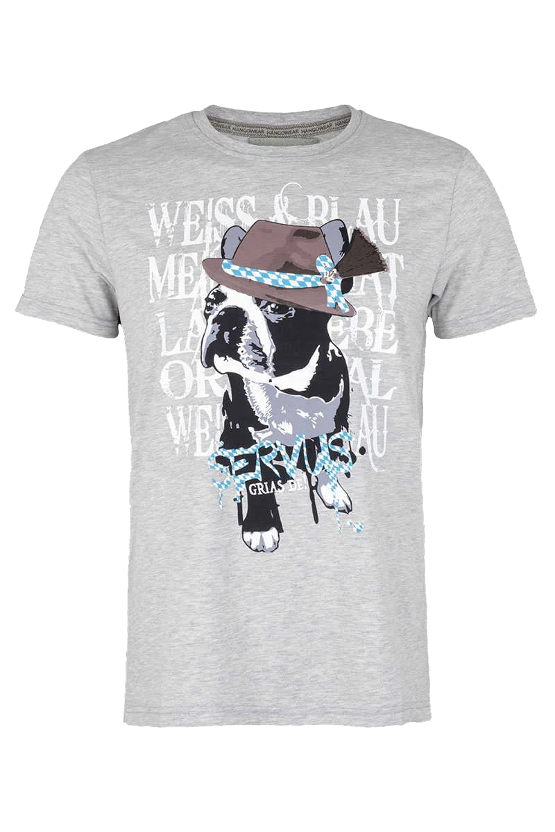 Herren Oktoberfest T-Shirt 'Servus'
