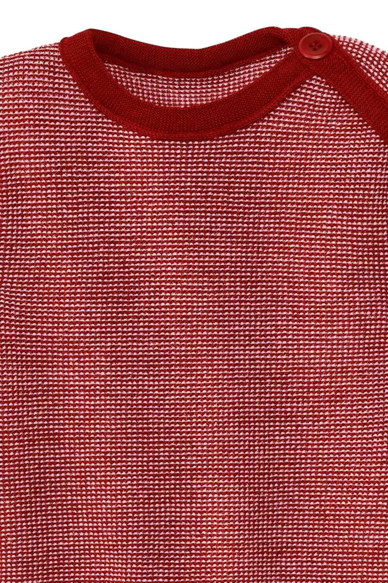 BABY Melange-Pullover Bio-Schurwolle GOTS