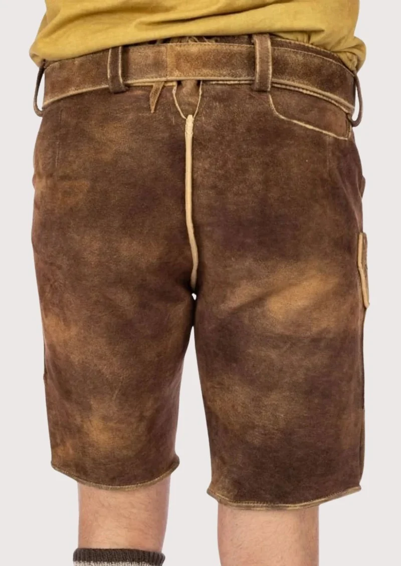 Mens Alpine Moss Brown Lederhosen