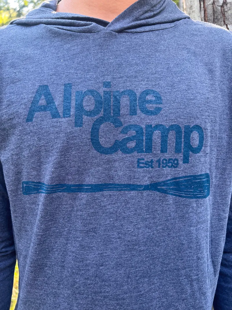 Blue Hoodie Long Sleeved shirt