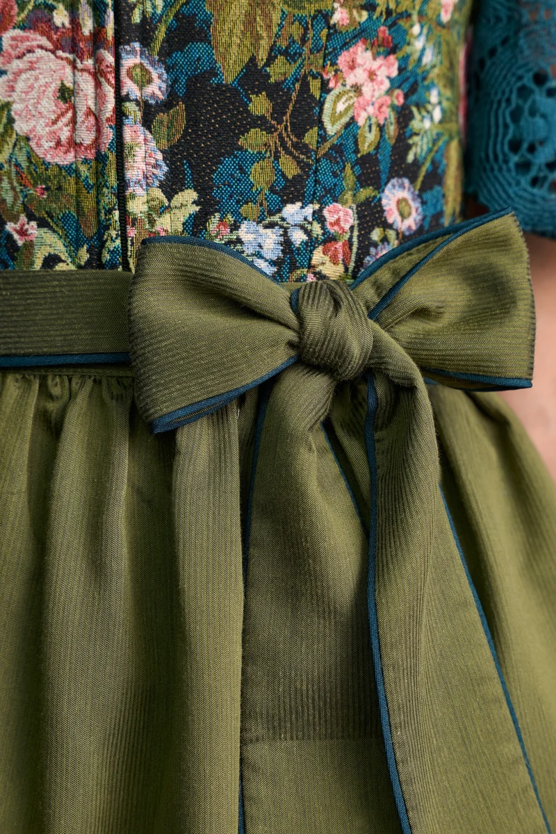 Julia Trentini Franzi Midi Dirndl, Turquoise — 60cm
