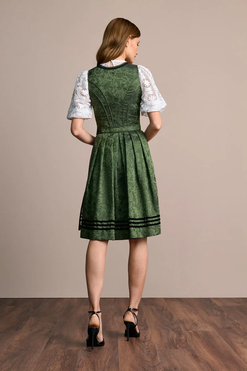 Julia Trentini Floriane Midi Dirndl, Green — 60cm
