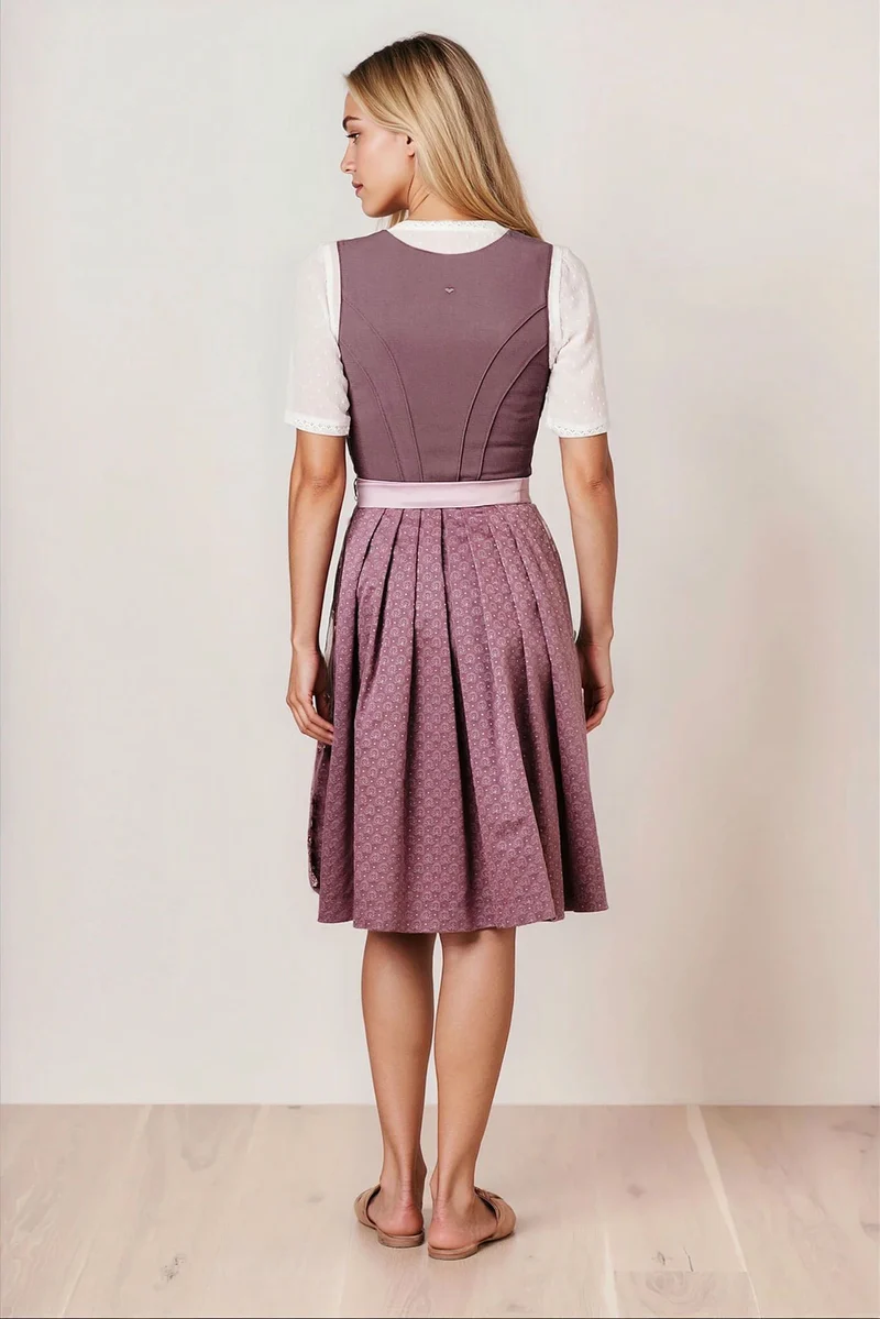 Julia Trentini Laura Midi Dirndl, Purple — 60cm