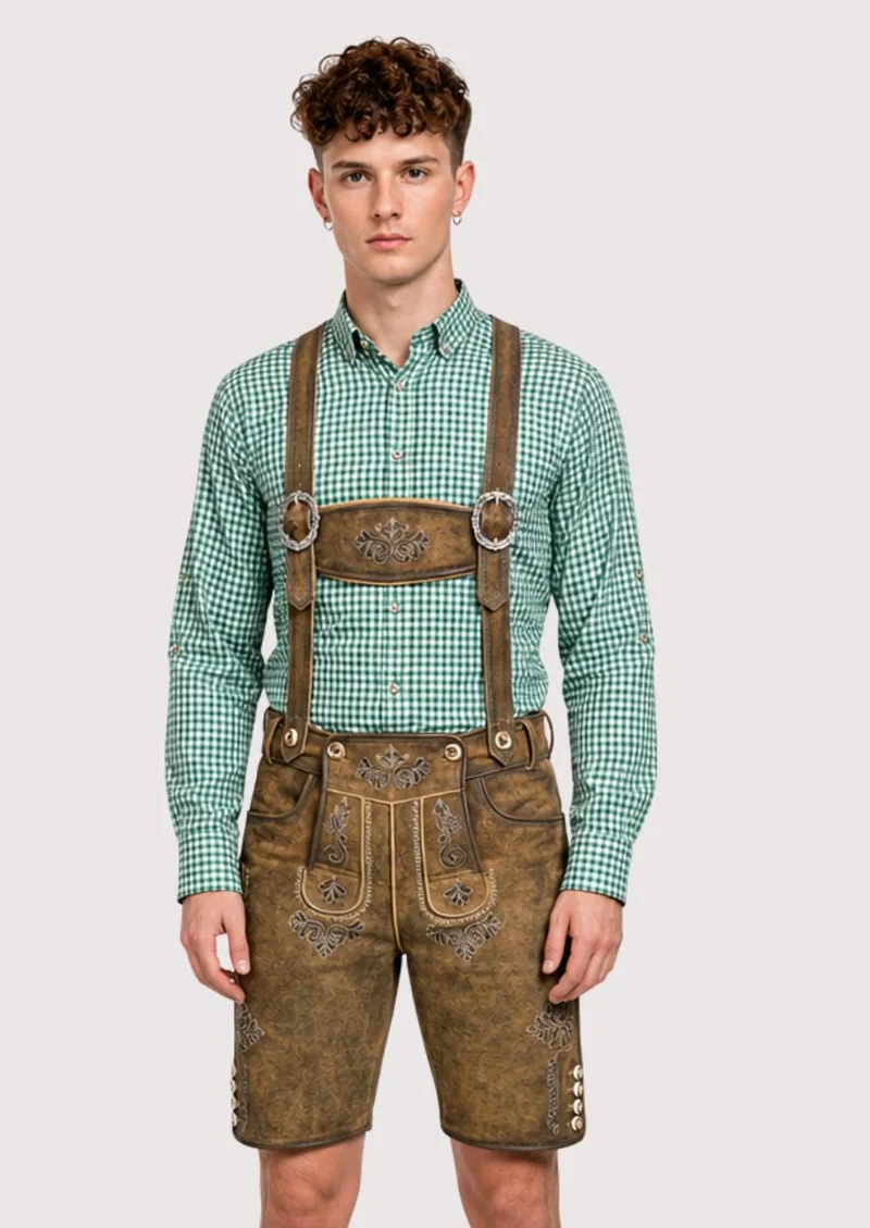 Men’s Vintage Sand Lederhosen