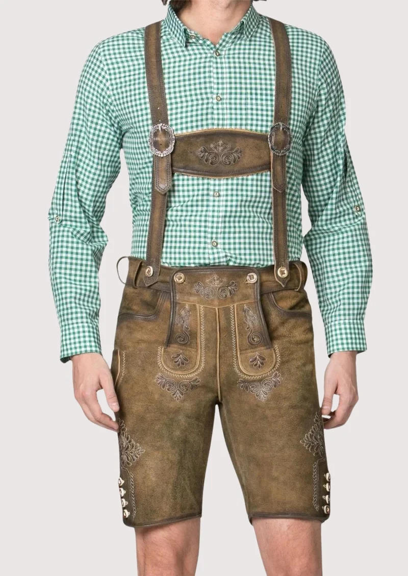 Men’s Vintage Sand Lederhosen