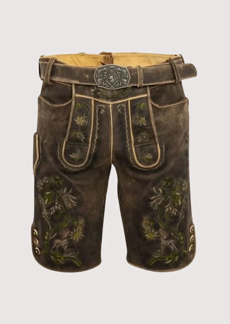Men’s Rustic Floral Lederhosen