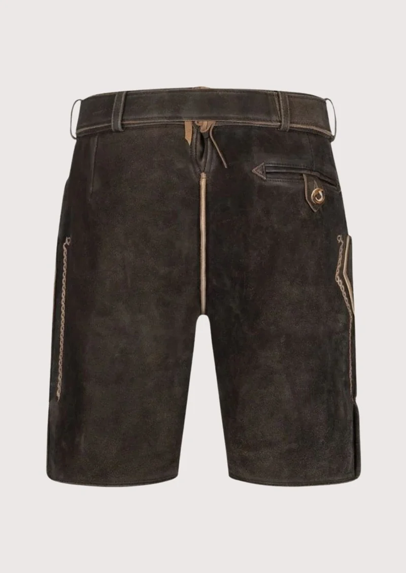 Mens Royal Brown Alpine Lederhosen