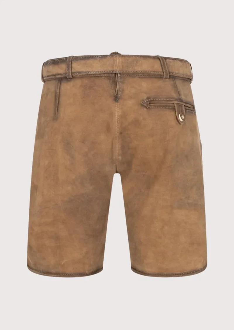Men’s Classic Tan Lederhosen Shorts