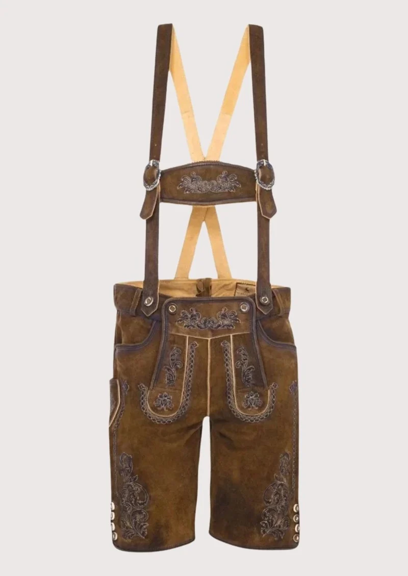 Men's Classic German Lederhosen for Festivals