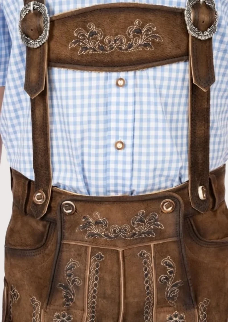 Men's Classic German Lederhosen for Festivals