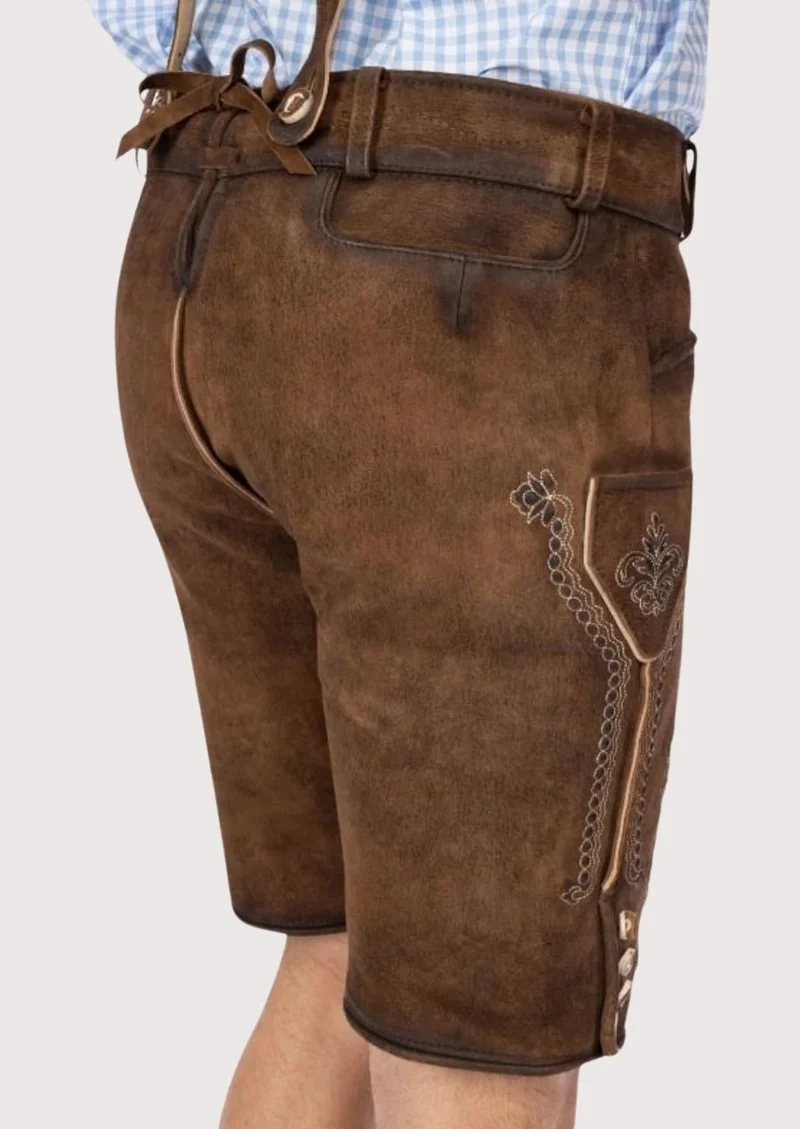 Men's Classic German Lederhosen for Festivals