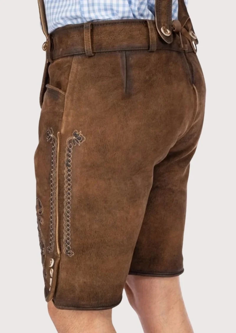Men's Classic German Lederhosen for Festivals