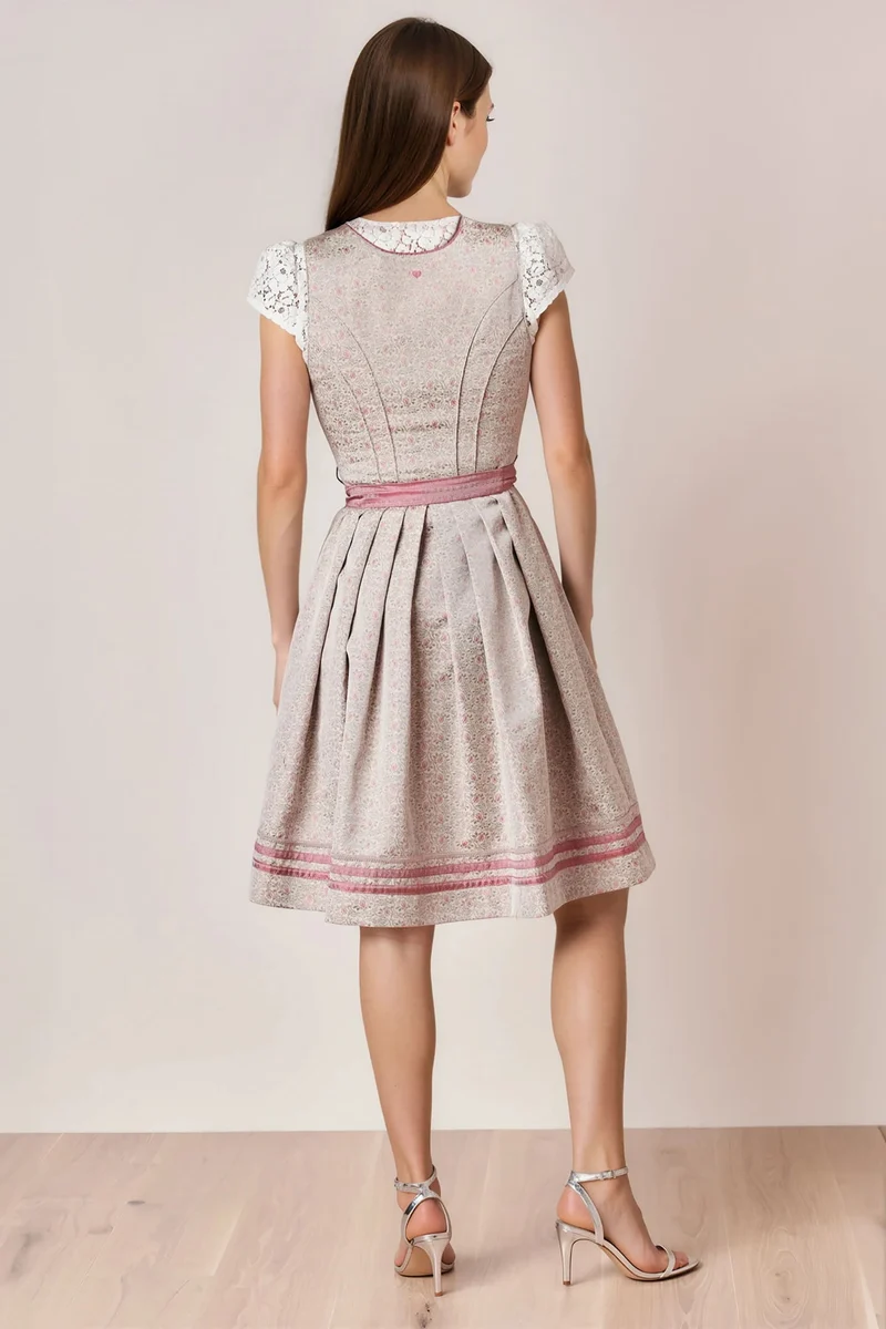 Julia Trentini Marelie Midi Dirndl, Rose — 60cm