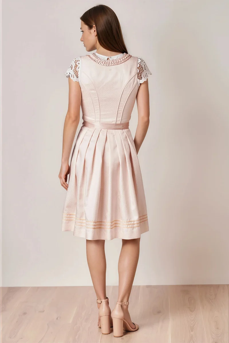 Julia Trentini Elouise Midi Dirndl, Rose — 60cm