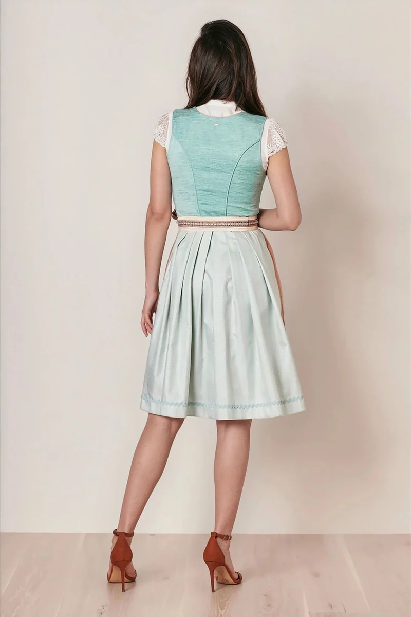 Julia Trentini Marina Midi Dirndl, Blue — 60cm
