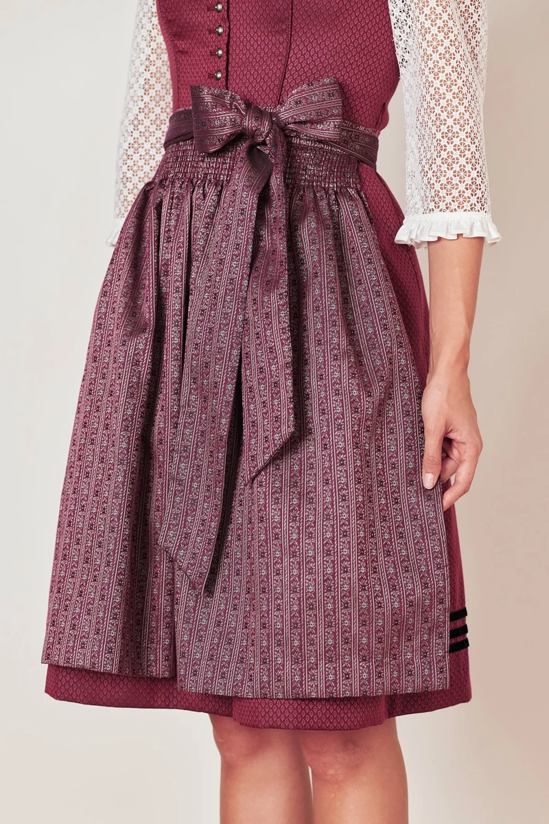 Julia Trentini Viktoria Midi Dirndl, Red — 60cm