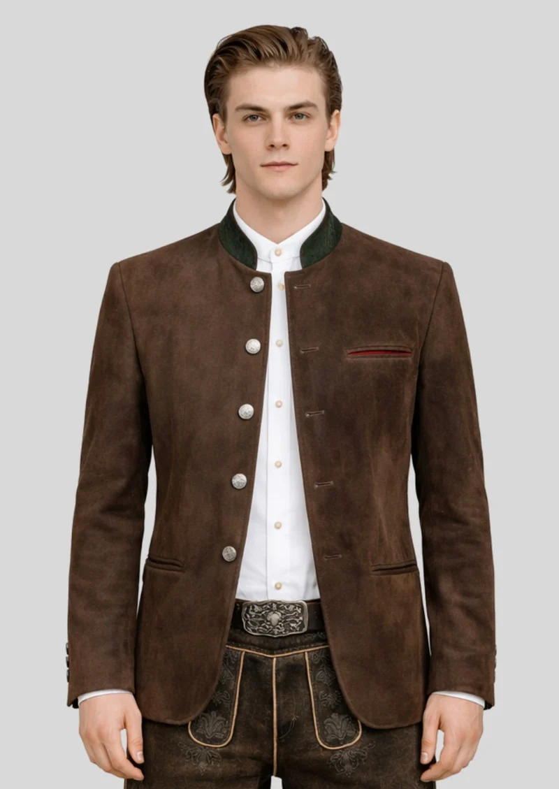 Elegant Men’s Trachten Jacket – Traditional German Fashion