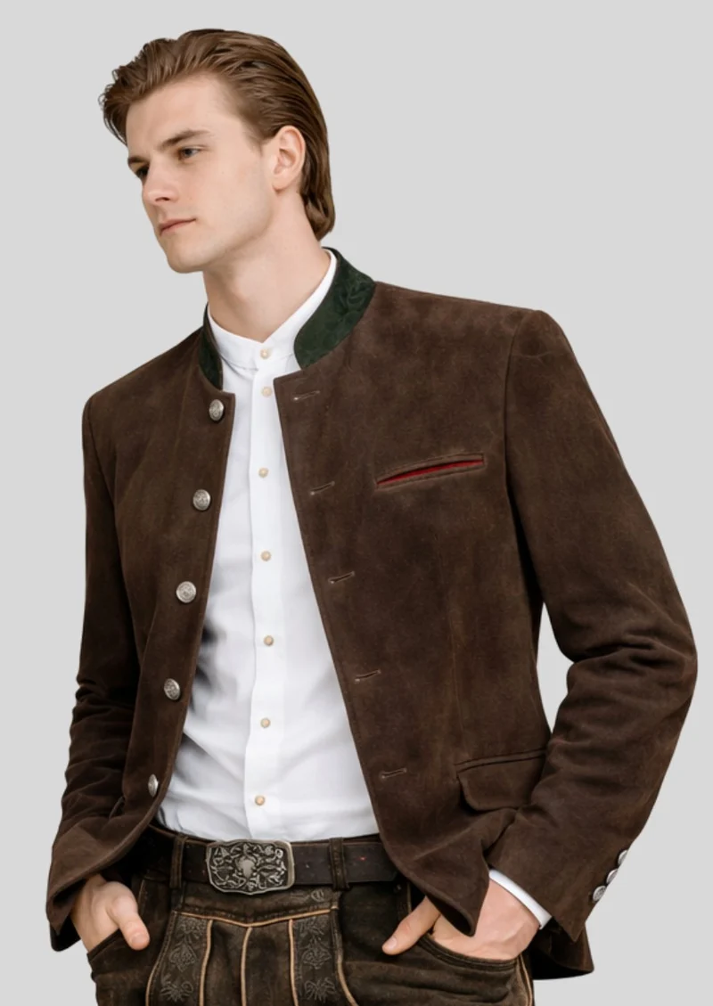 Elegant Men’s Trachten Jacket – Traditional German Fashion