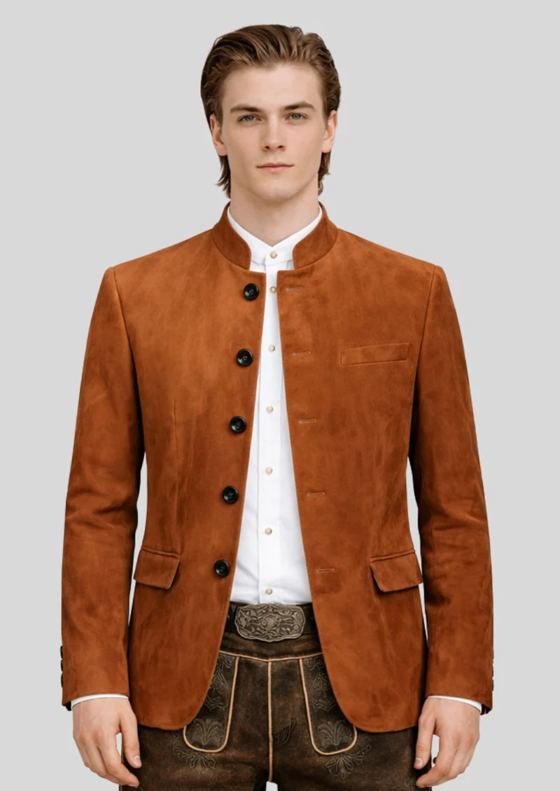 Men's Trachten Jacket - Ideal for Bavarian & Oktoberfest Looks