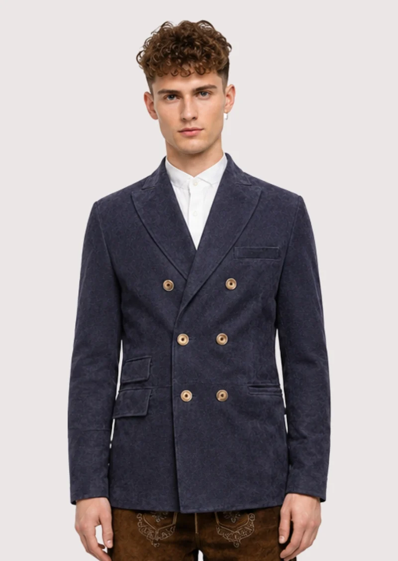 Mens Classic Double Breasted Coat