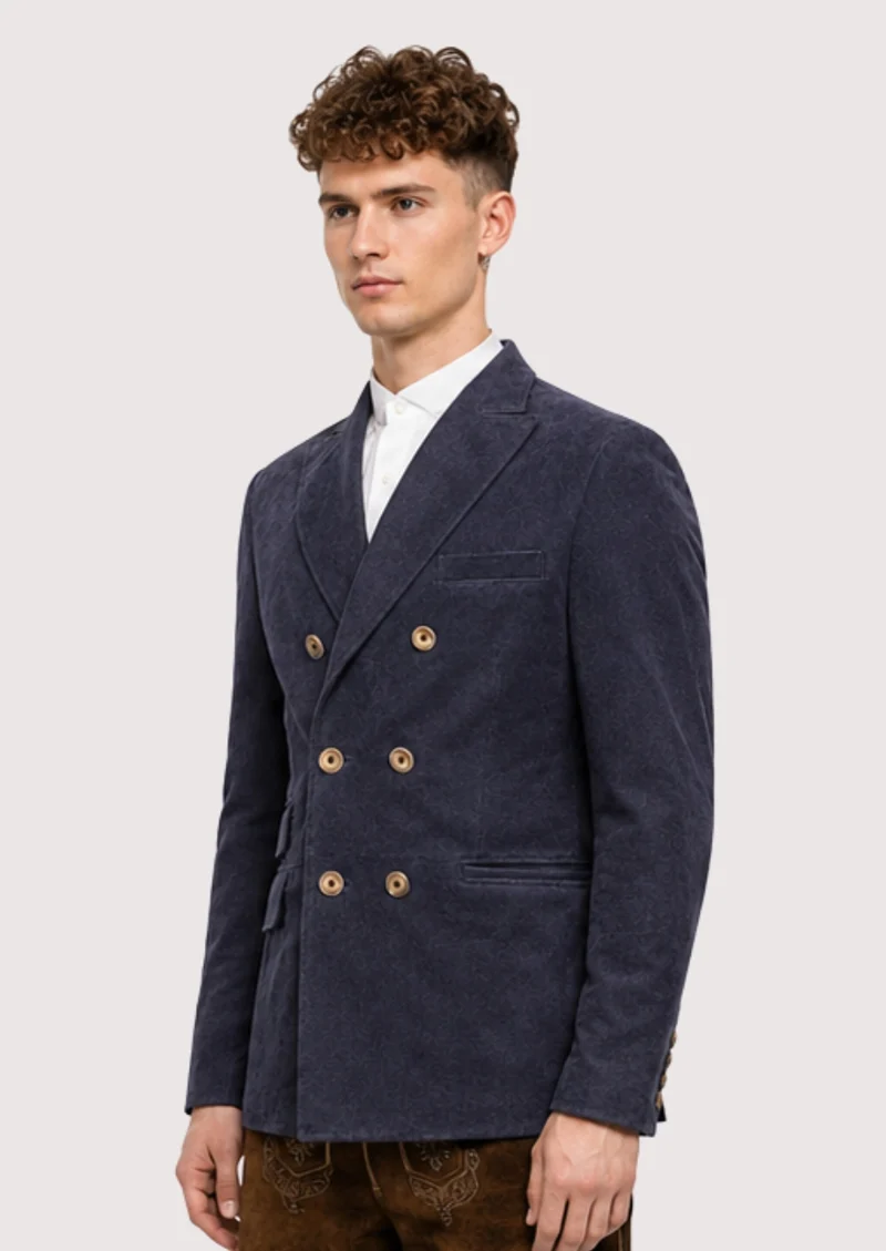 Mens Classic Double Breasted Coat